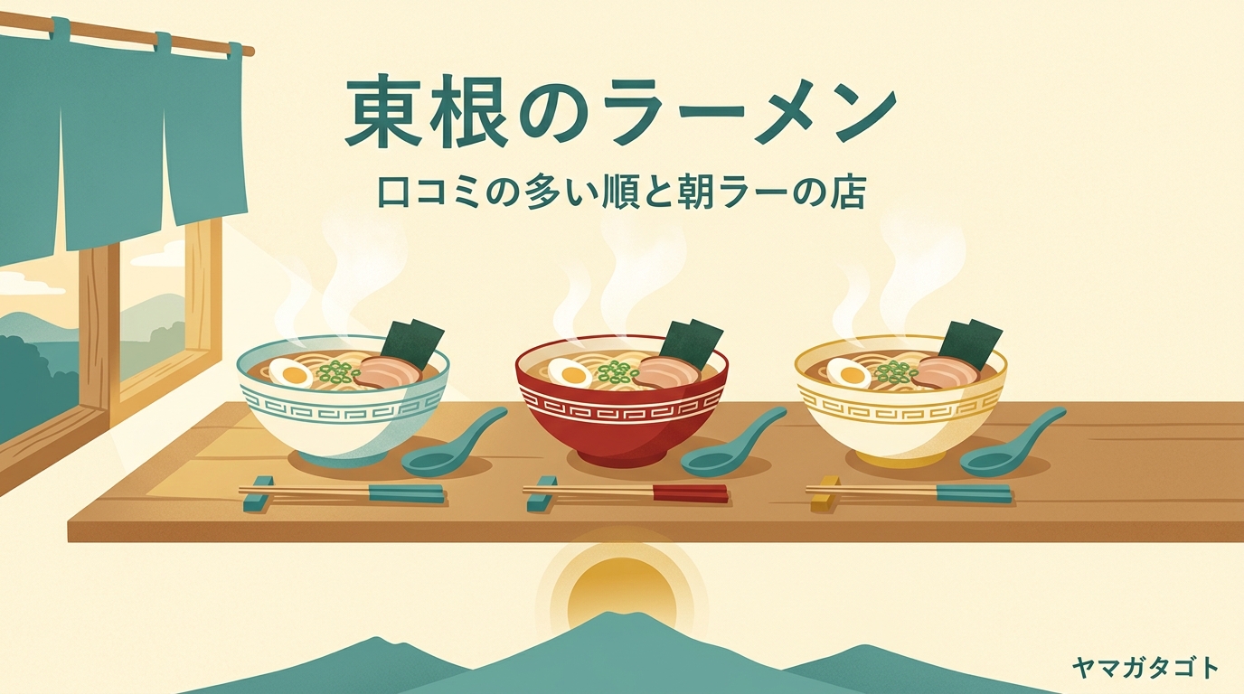 【2026年】東根市のラーメン人気ランキング12軒｜朝7時から開く店と注目の新店舗