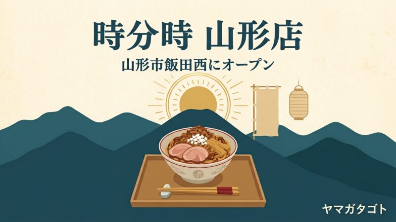 【山形市】時分時（じぶんどき）山形店の口コミと営業時間｜大井沢の味が平日に 
