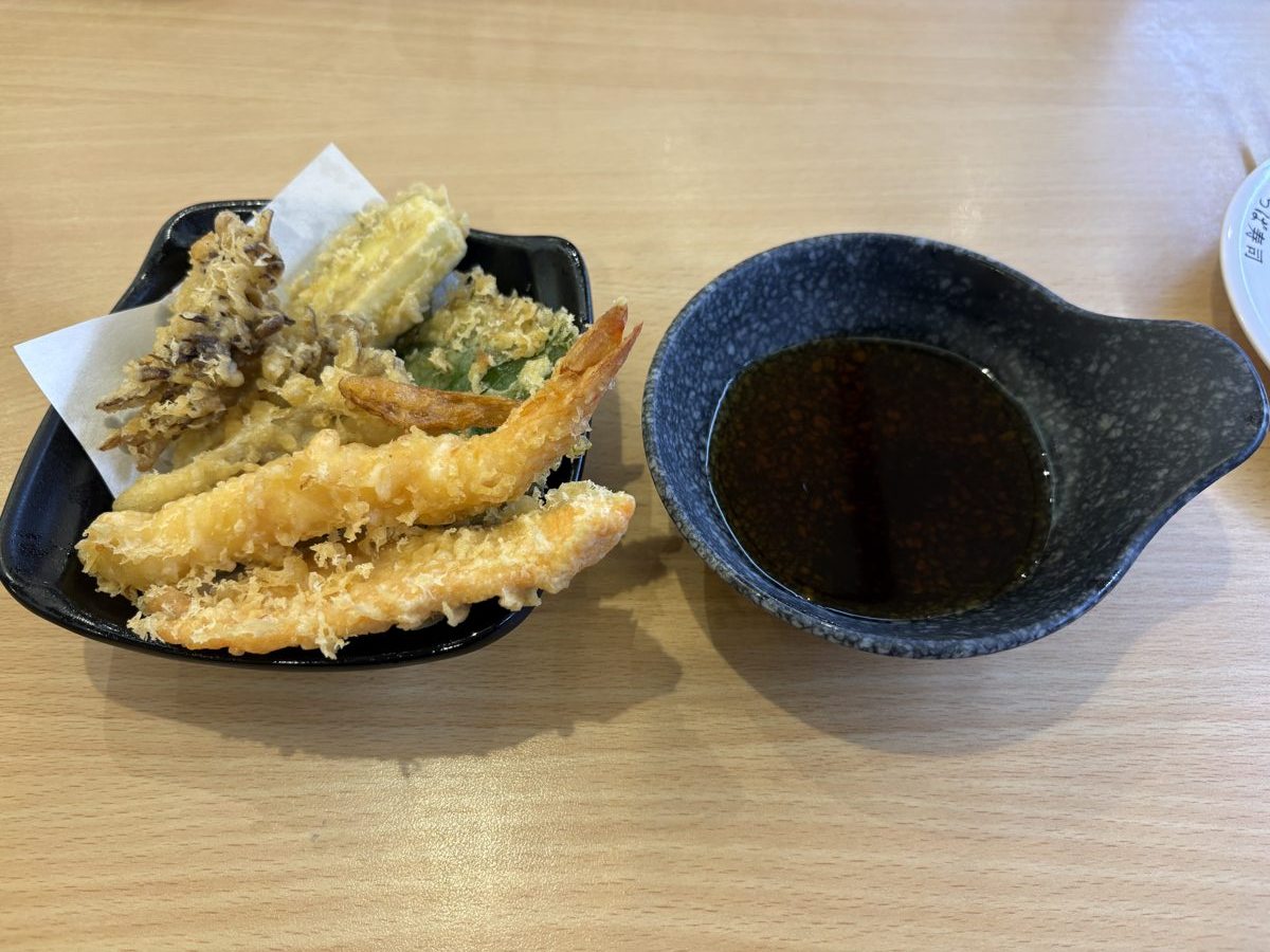 かっぱ寿司の天ぷら盛り合わせ