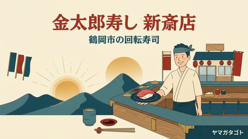 金太郎寿し 新斎店（鶴岡市）メニューと値段｜行列・注文方法・城南店は閉店 