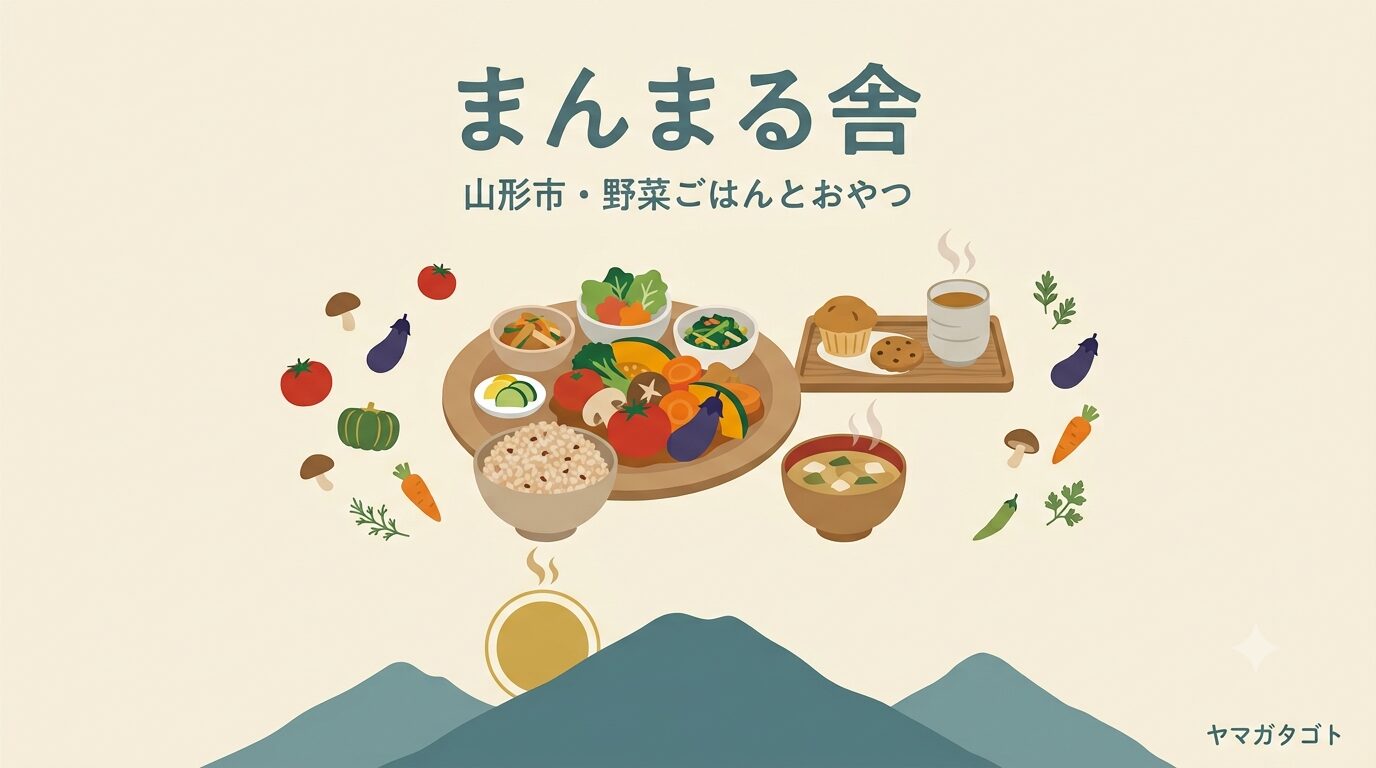 【山形市】まんまる舎が9月1日オープン｜野菜ごはんとグルテンフリーのおやつ