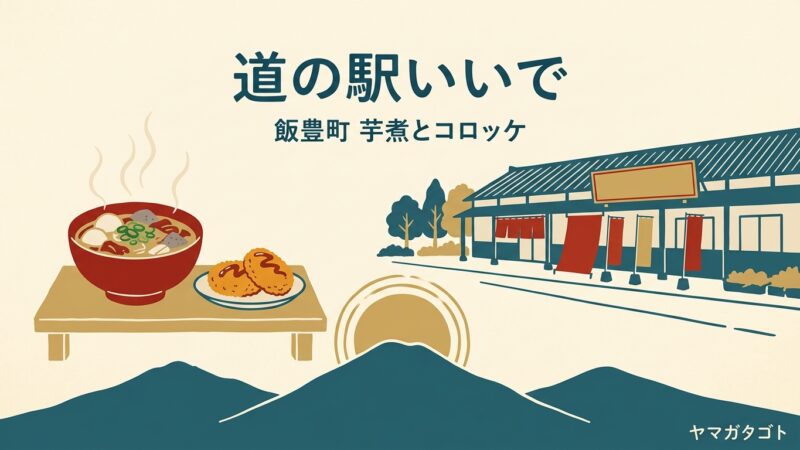 道の駅いいで めざみの里観光物産館（山形・飯豊町）｜芋煮は一年中 隣のローソンは24時間 