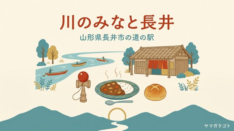 道の駅 川のみなと長井（山形・長井市）｜けん玉カレーと人気1位のロールパン 