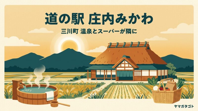 道の駅 庄内みかわ いろり火の里（山形・三川町）｜温泉とスーパーが歩いてすぐ 