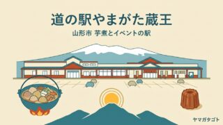 道の駅やまがた蔵王（山形市）｜お土産とフードコートは隣のぐっと山形へ 