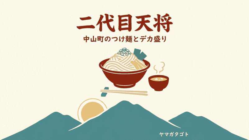 二代目天将（中山町）のラーメン メニューと値段・レビュー｜つけ麺3kgの大食いチャレンジ 