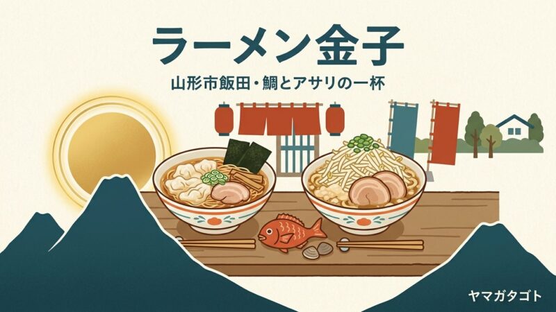 ラーメン金子（山形市）のメニューと値段・レビュー｜初めてでも迷わないコールと並び方 