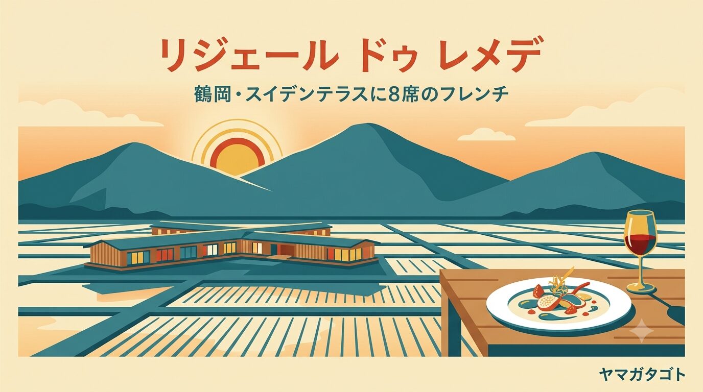 【鶴岡市】リジェール ドゥ レメデが9月12日オープン｜スイデンテラスの8席フレンチ