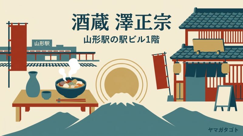 酒蔵 澤正宗 山形駅店｜昼11時から通しで飲める蔵元直営の居酒屋