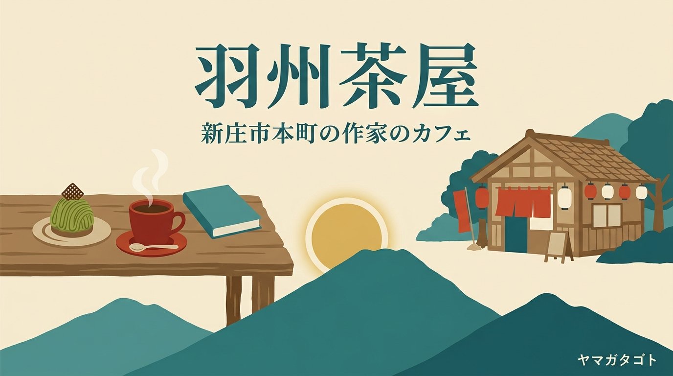羽州茶屋（山形・新庄市）｜今村翔吾さんのカフェのランチと抹茶モンブラン