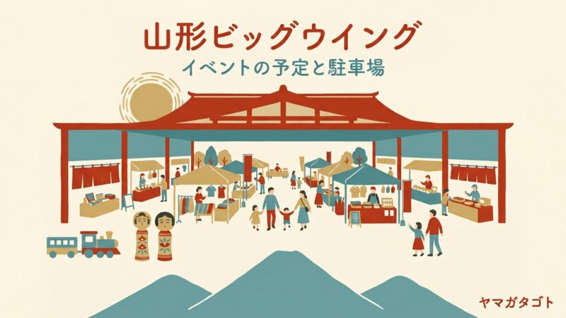 山形ビッグウイングのイベント｜今日からの予定と中古車フェア・駐車場 