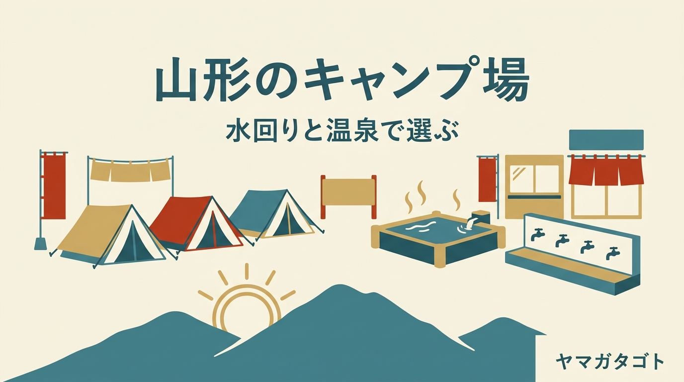 山形のキャンプ場おすすめ11選｜水回りがきれいな場所と温泉が近い場所