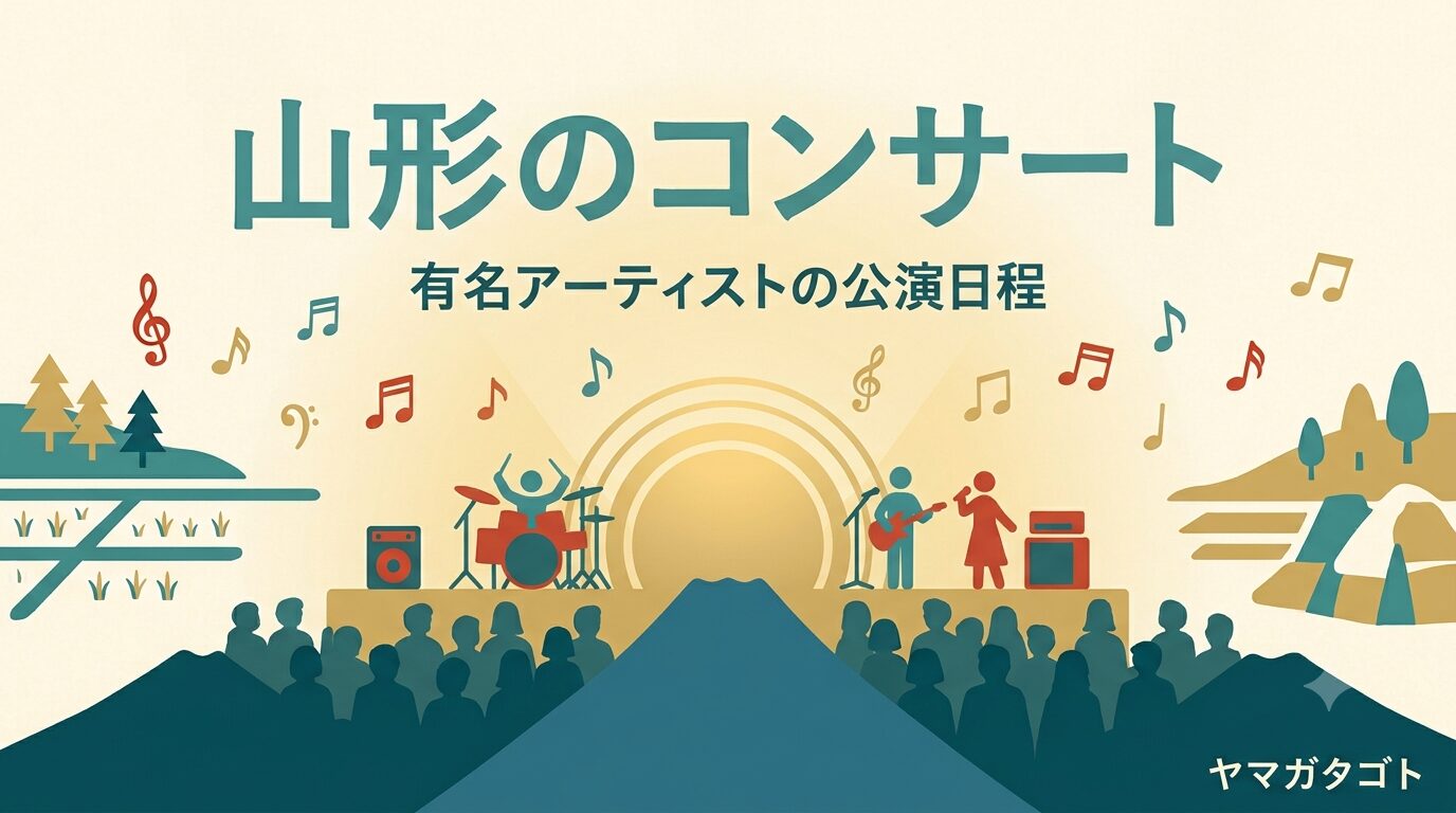 山形のコンサート情報2026｜チケット発売日と公演予定