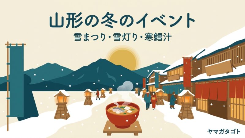 山形の冬のイベント21選｜雪まつり・雪灯り・寒鱈汁は例年いつ 