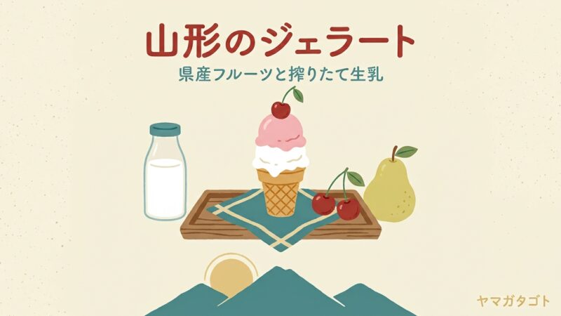 山形のジェラート9選｜東根ほか県産フルーツと生乳の専門店 