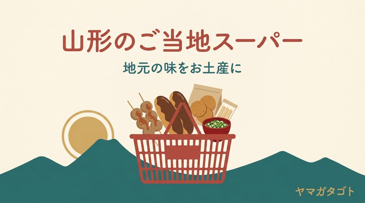 山形のご当地スーパー｜知る人ぞ知るお土産と山形駅から近い店