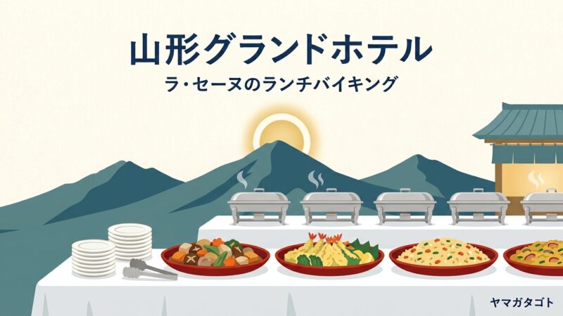 山形グランドホテルのランチバイキング｜火・水・木は時間無制限、テーマは2か月ごと 