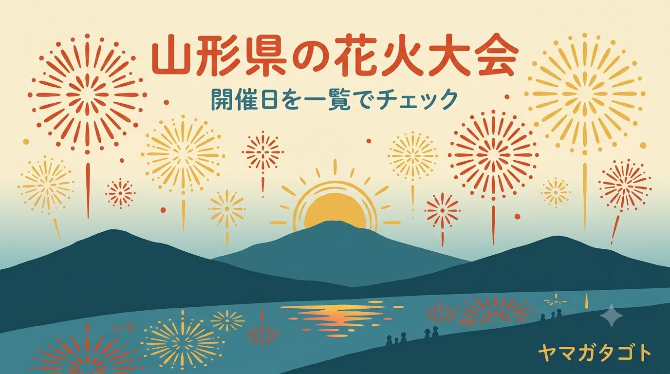 【2026年】山形県の花火大会 日程一覧｜7月・8月・お盆・9月の打ち上げ日まとめ