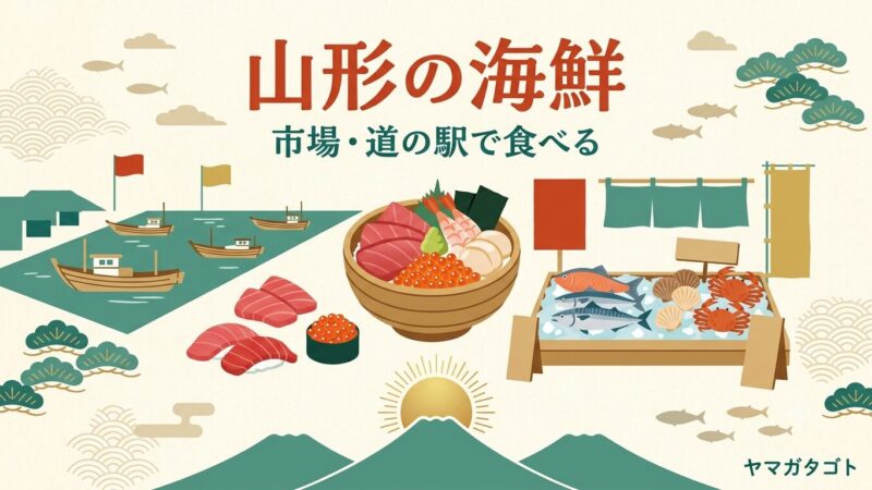 山形の海鮮丼・海鮮おすすめ10か所｜朝7時から食べられる市場と道の駅 