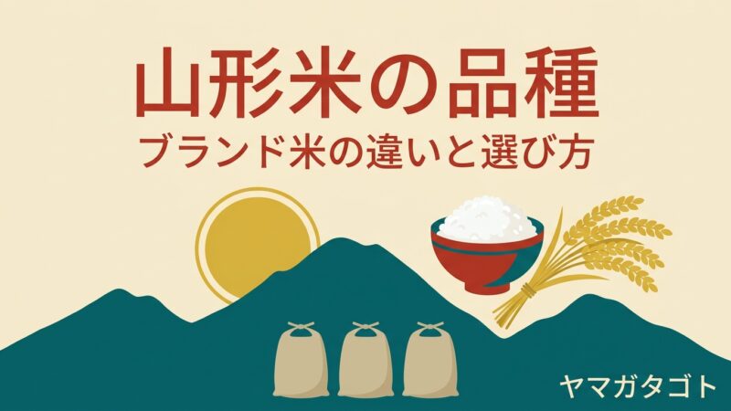 山形米のブランド・品種一覧｜つや姫・雪若丸・はえぬき・ゆきまんてんの違いと選び方 