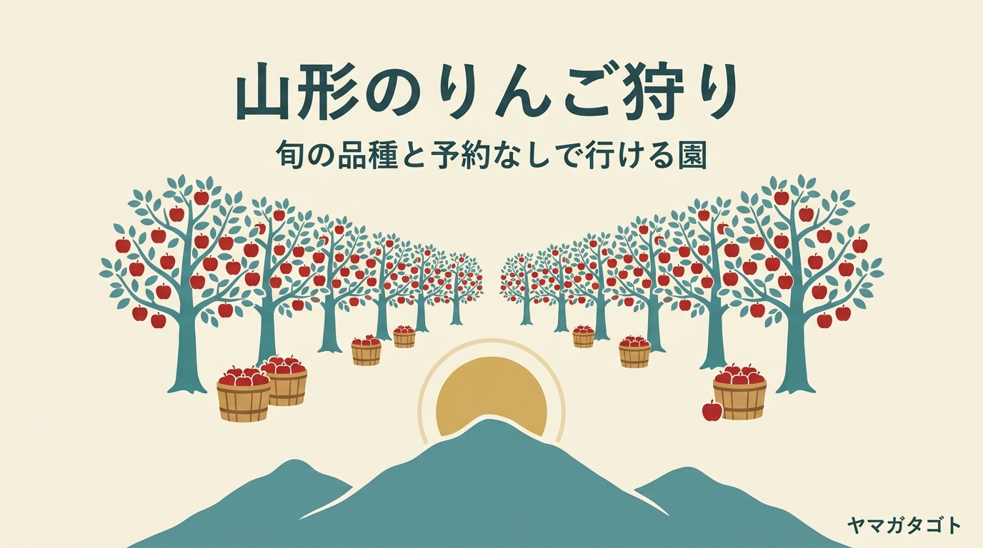山形のりんご狩り10選｜時期と料金・予約なしで行ける農園