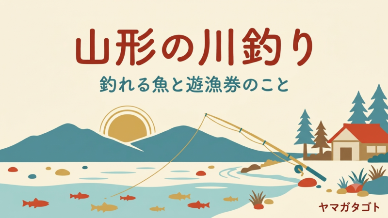 山形の川釣りスポット｜解禁はいつ・遊漁券はいくら・釣れる魚 