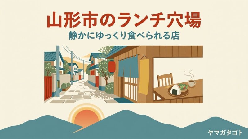 山形市のランチ穴場おすすめ10軒｜混雑を避けて静かにゆっくり食べられる店 