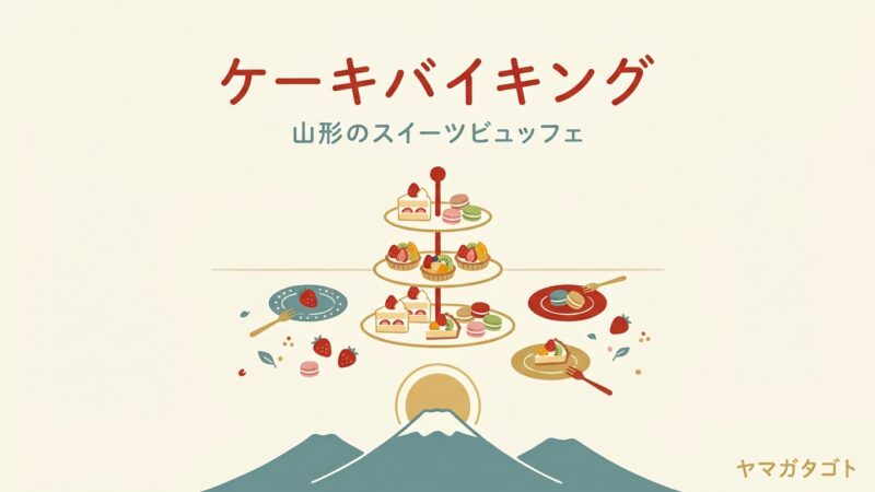山形のケーキバイキング・スイーツビュッフェ5選｜土日祝は毎週やっている店も