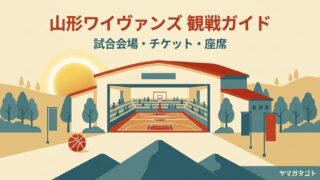 パスラボ山形ワイヴァンズの試合会場とチケット｜天童など4会場の行き方と席ごとの値段 